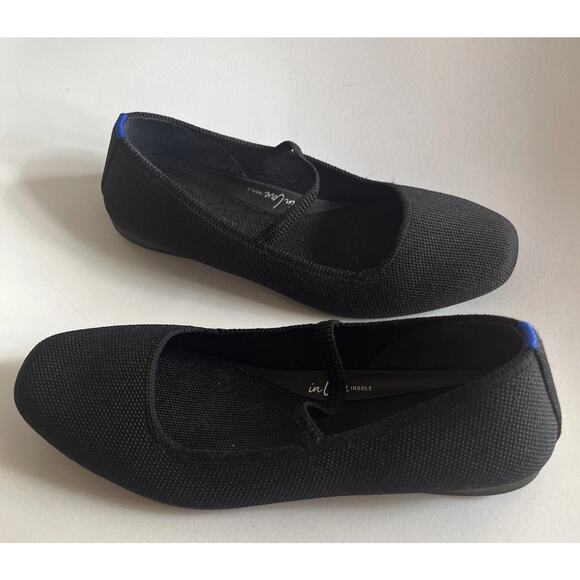 Rothy’s The Max Square Mary Jane Size 6 Black - Picture 11 of 16